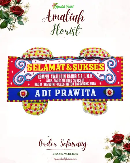 Papan Bunga Ucapan Selamat Pulosaren
